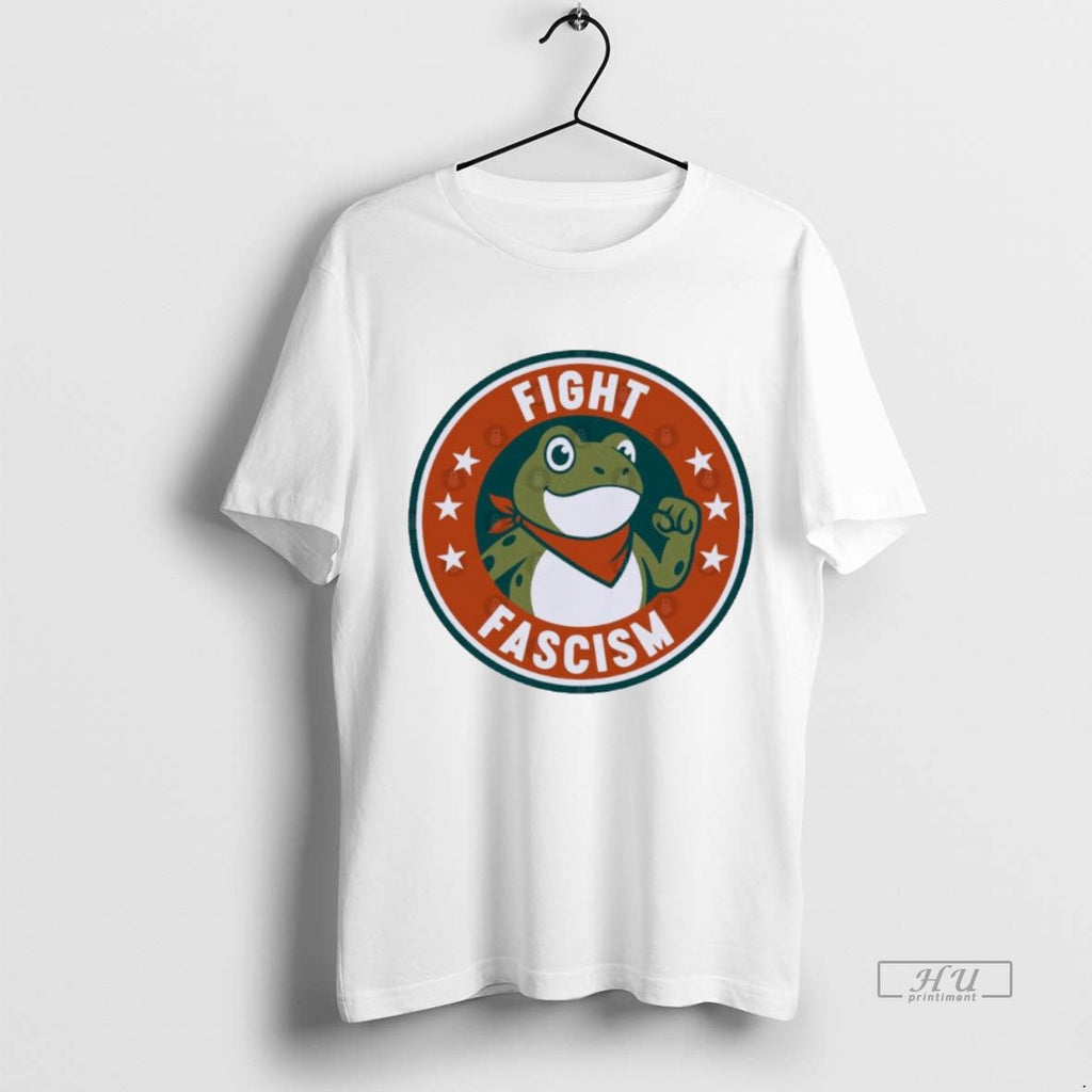 Viral Amphibian Resist Frog Fight Fascism Tee Shirt Sweater