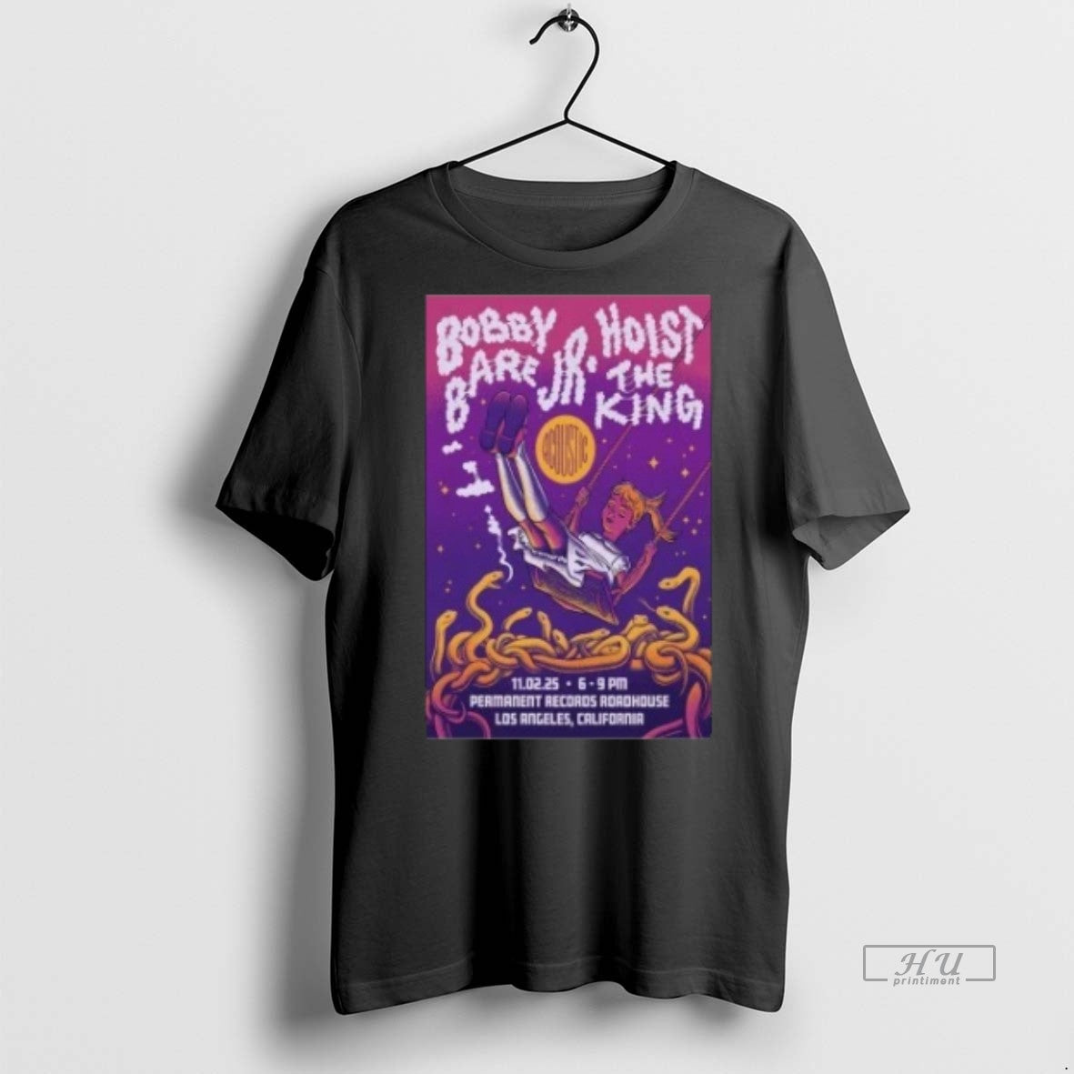 Viral Bobby Bare Jr November 2 2025 Permanent Records Roadhouse Los Angeles Ca Show Tee