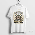 Viral Bulldog Never Retreat Never Surrender Usmc Marine Corps Military Veteran Patriotic Tee Shirt Sweater