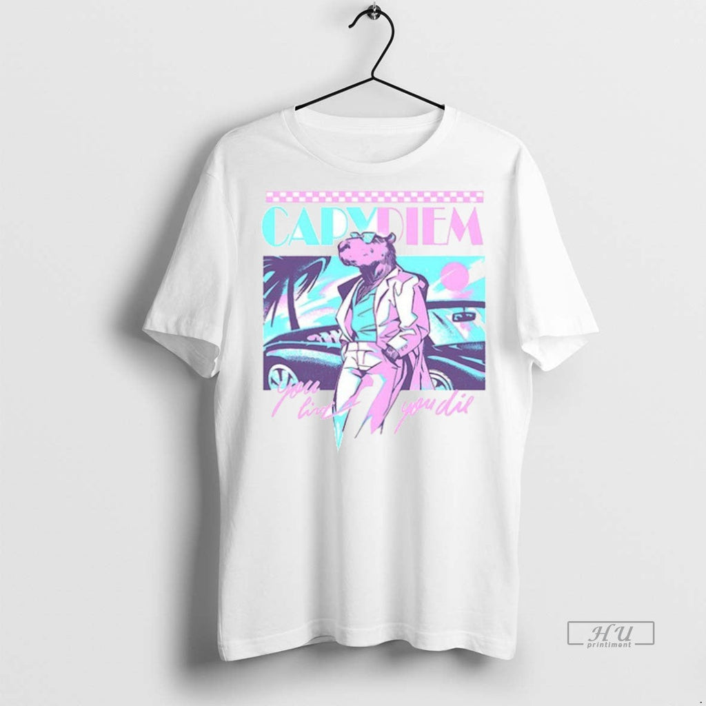 Viral Capydiem You Live You Die Ceramic Ceramic And Classic Dad Cap Tee Shirt Sweater