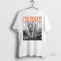 Viral Cincinanti White Tiger Tee Shirt Sweater