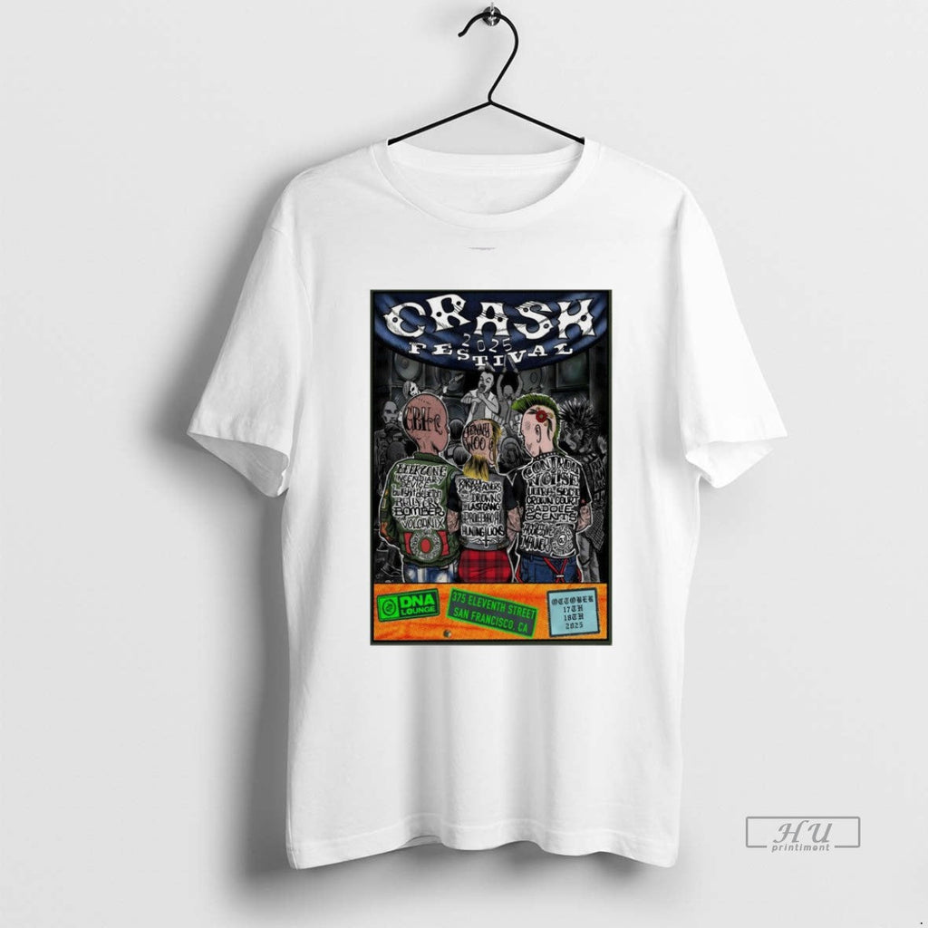 Viral Crash Festival San Francisco Shows On October 17 18 2025 Tee Shirt Sweater