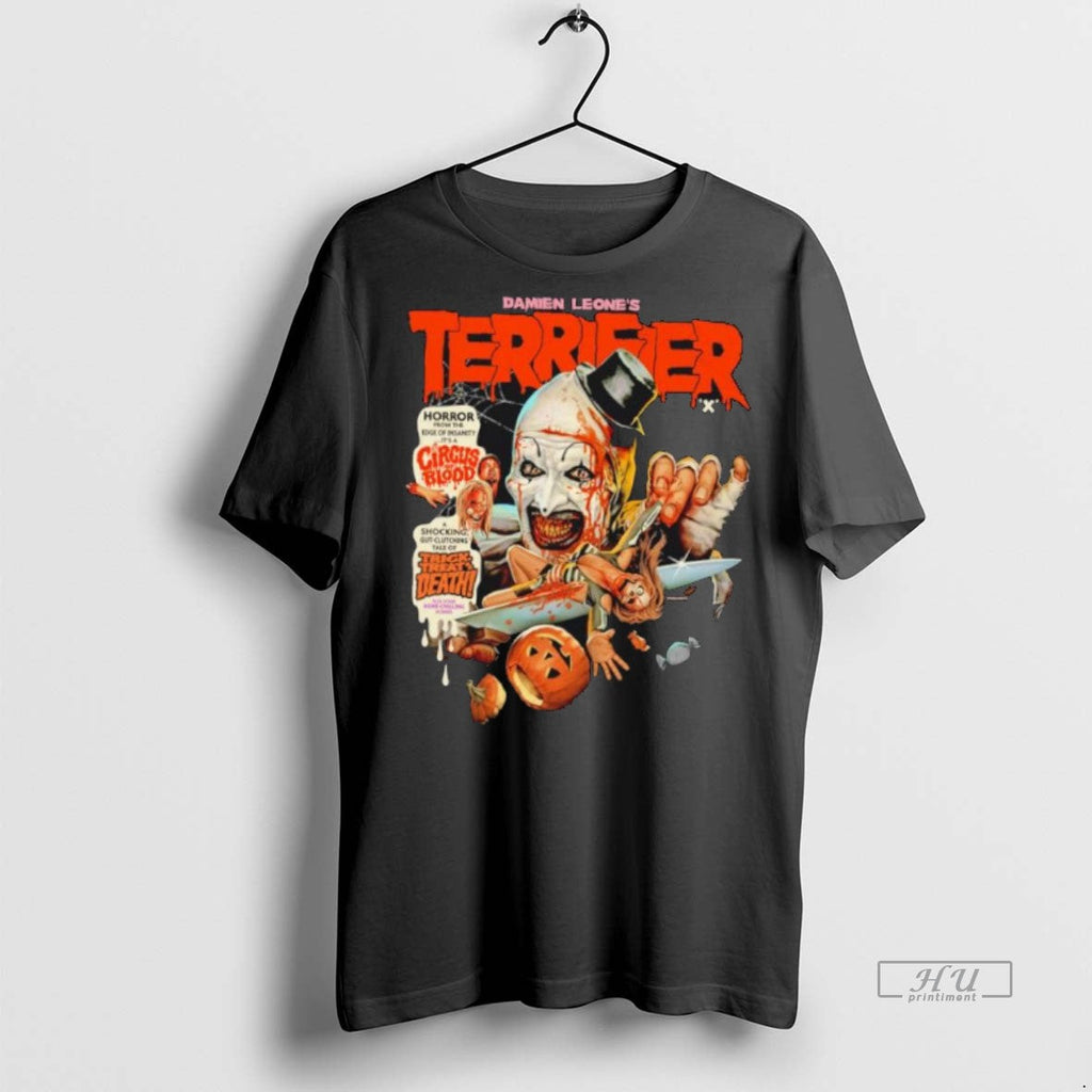 Viral Damien Leones Terrifier Halloween Tee Shirt Sweater