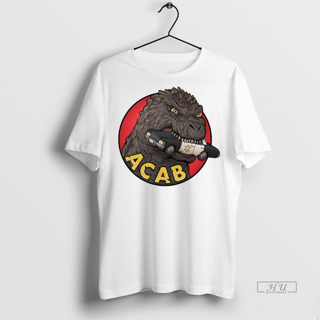 Viral Godzilla Acab Graphic Tee Shirt Sweater