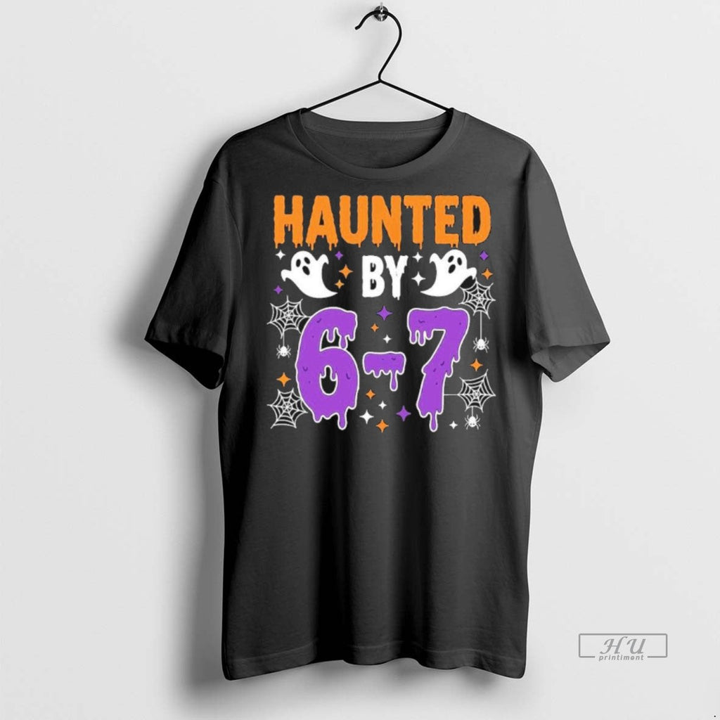 Viral Haunted By 67 Halloween Gift Meme Tee Shirt Sweater