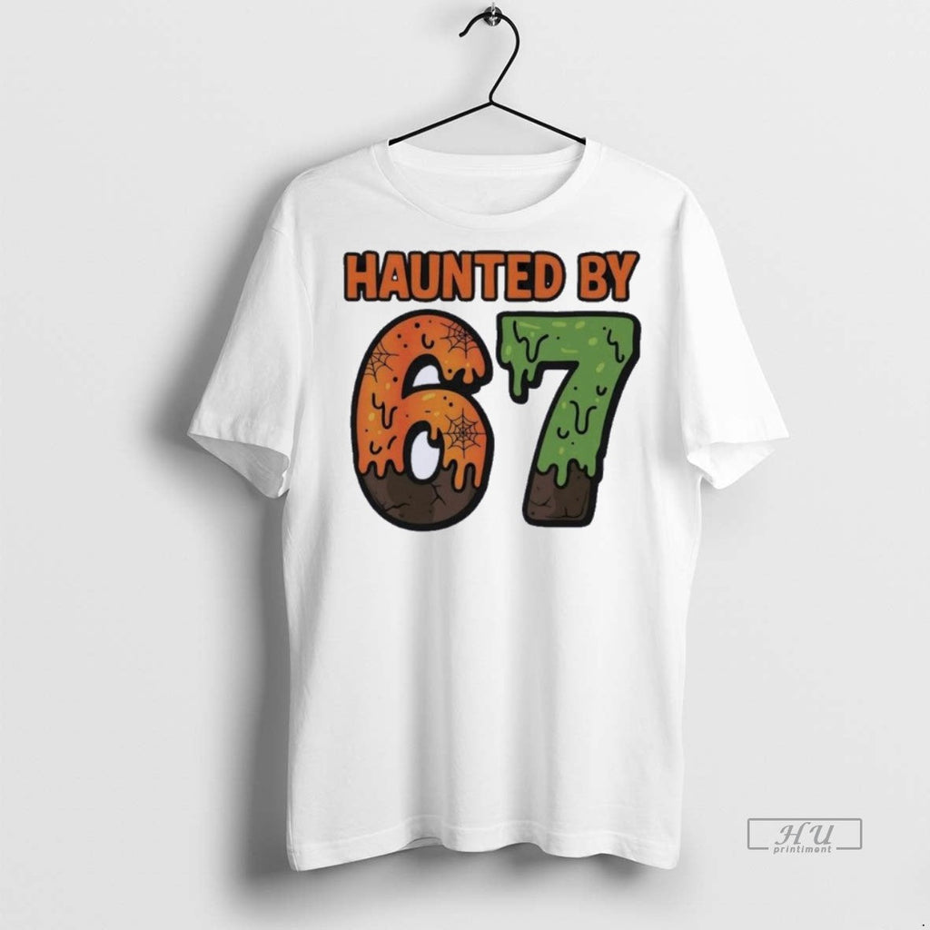 Viral Haunted By 67 Halloween Meme Tee Shirt Sweater