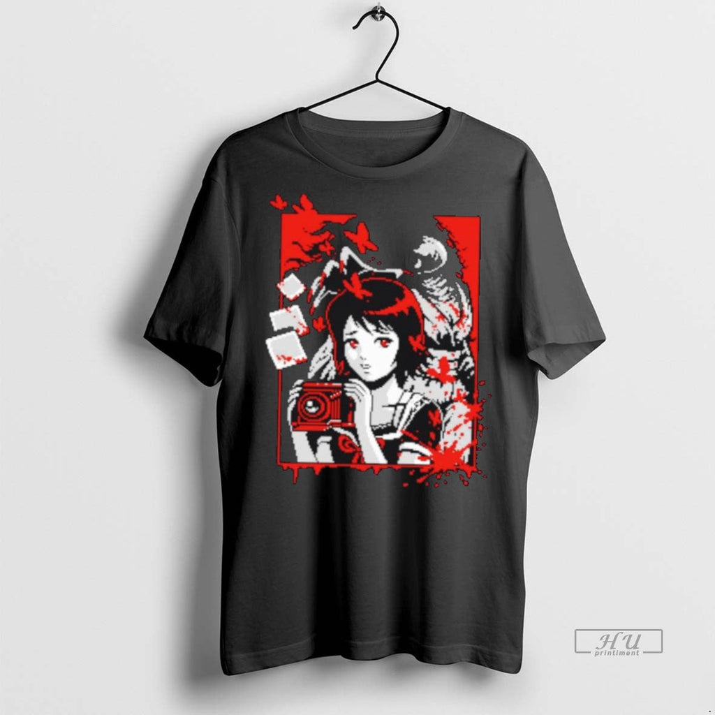 Viral Haunted Village Pixel Art Tee Shirt Sweater