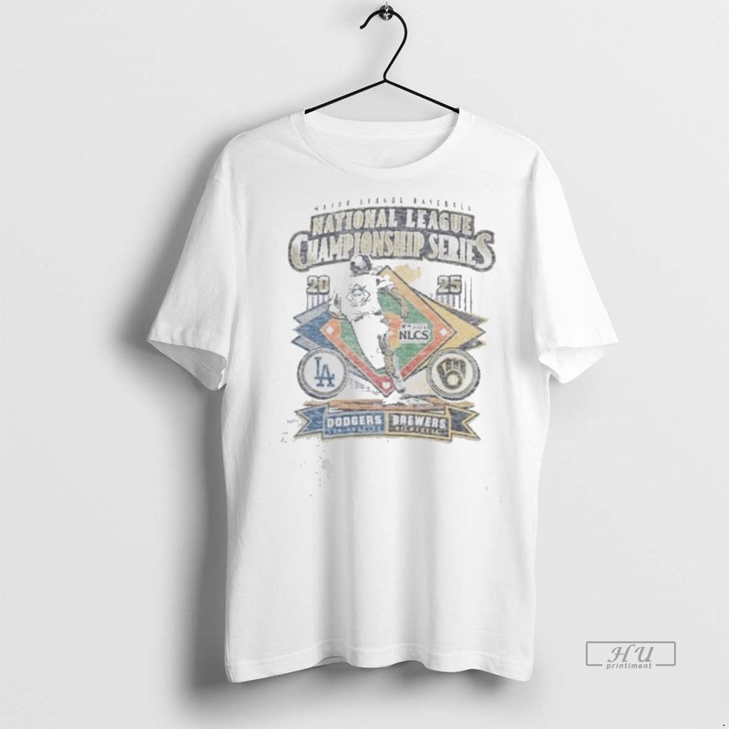 Viral Milwaukee Brewers Vs La Dodgers 2025 Nlcs Match Up Dueling Franklin Tee Shirt Sweater
