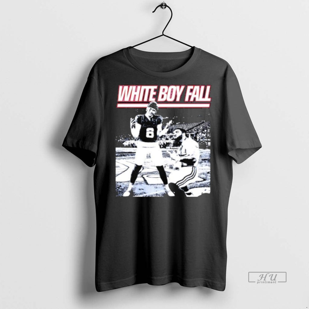 Viral New York Giants White Boy Fall Tee Shirt Sweater