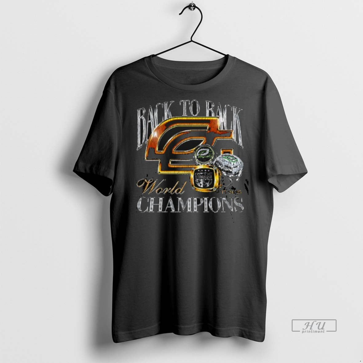 Viral Optic Texas Back To Back World Champions Rings Double Sided Tee Shirt Sweater