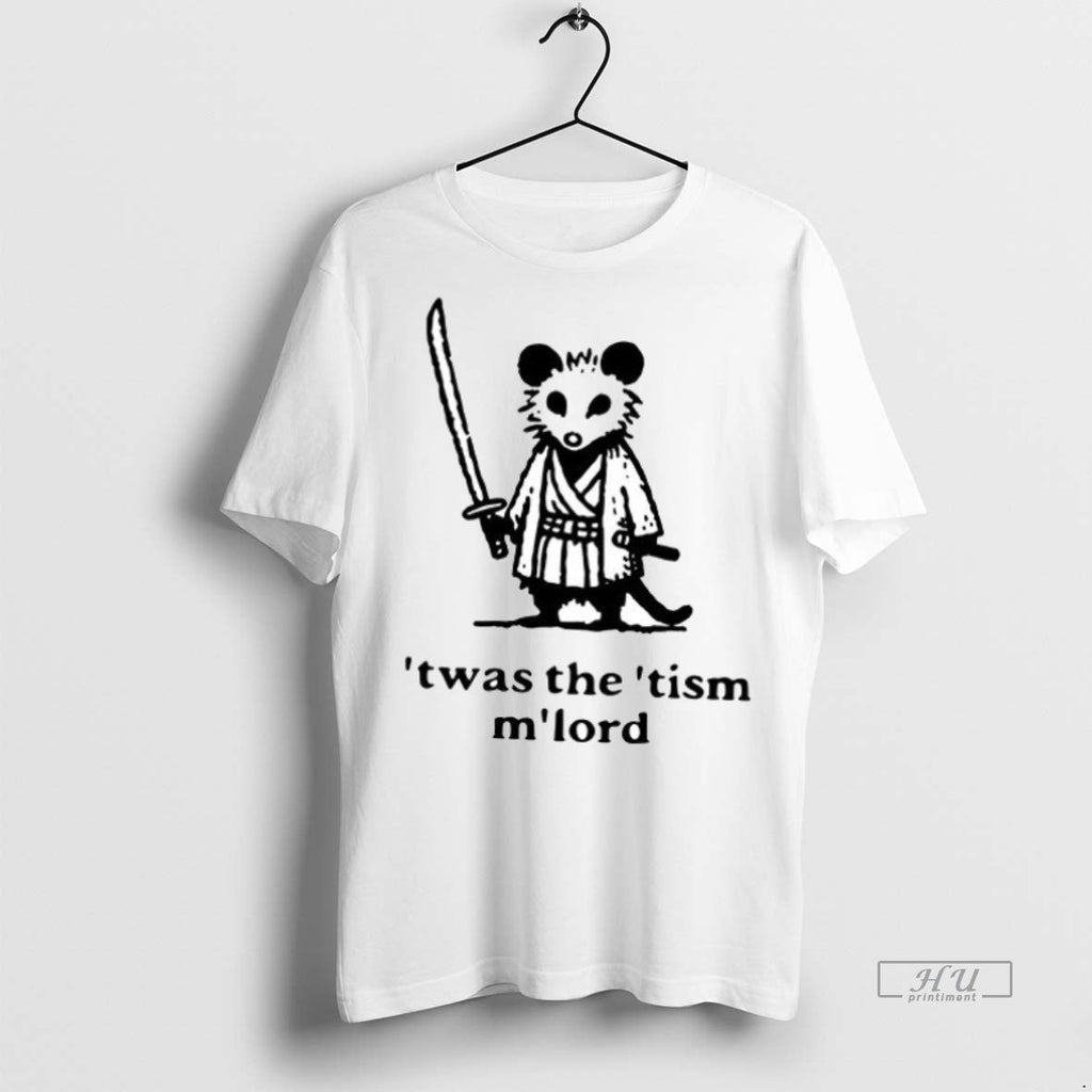Viral Opossum Samurai Twas The Tism Mlord Ceramic Ceramic And Classic Dad Cap