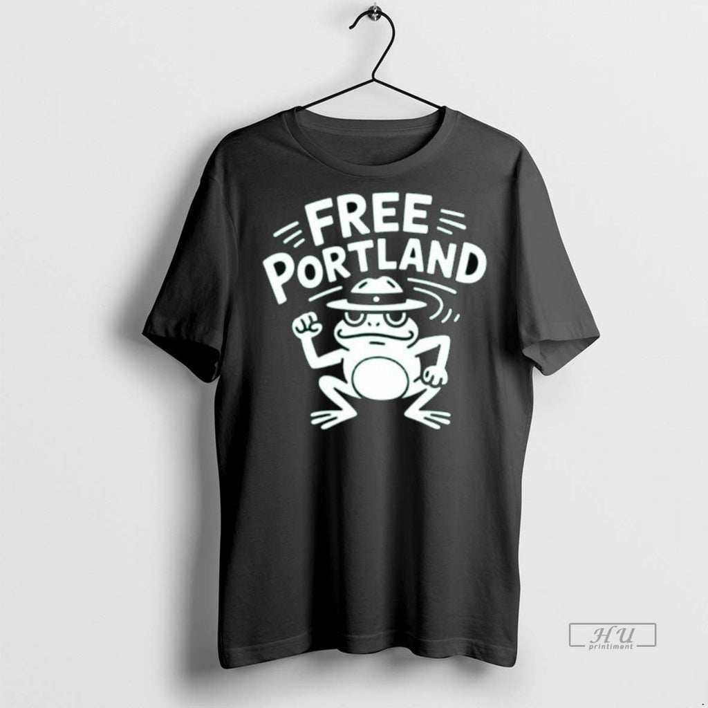 Viral Portland Frog Free Portland Long Sleve Tee Shirt Sweater