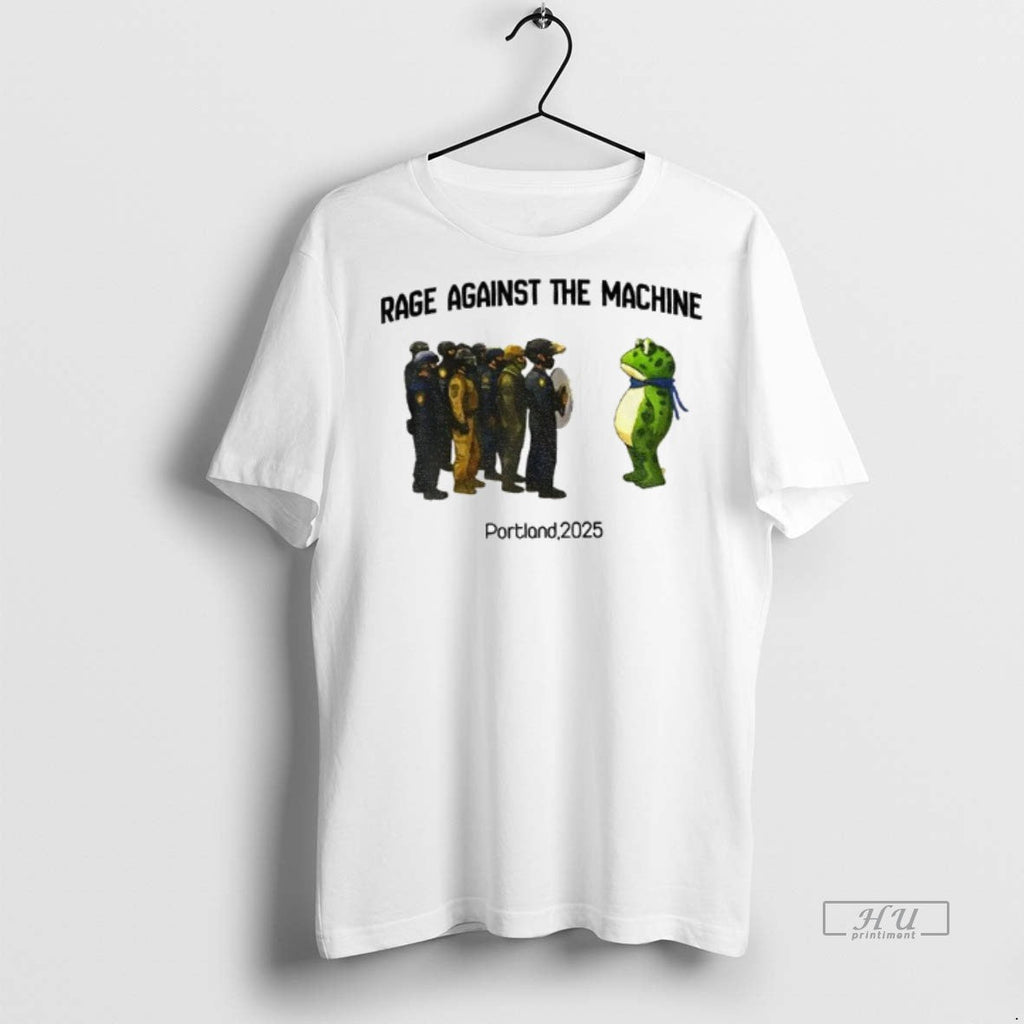 Viral Portland Frog Protest Resist Anti Ice Anti Trump Poland 2025 Tee Shirt Sweater