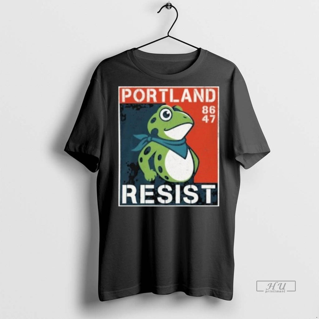 Viral Portland Resist 86 47 Frog Long Sleve Tee Shirt Sweater