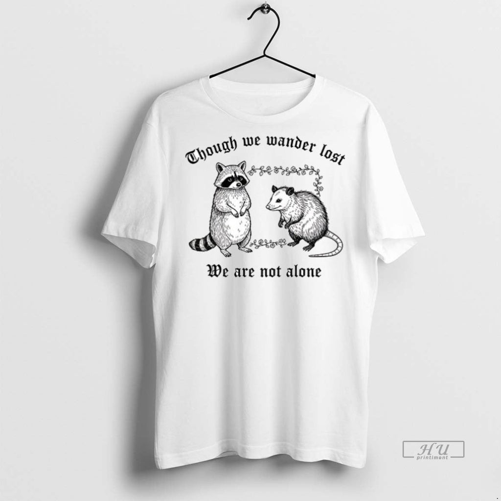 Viral Raccoon And Possum Though We Wander Lost We Are Not Alone Ceramic Ceramic And