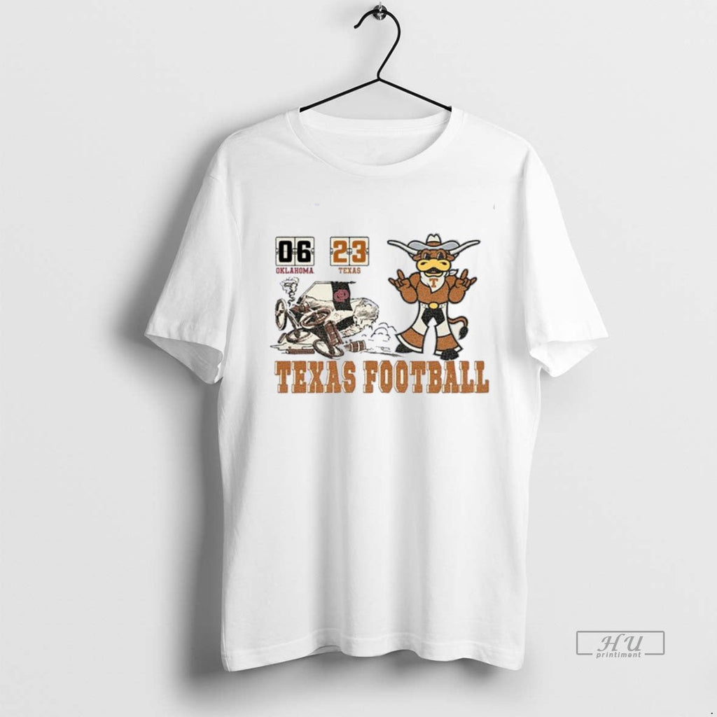 Viral Red River Rivalry Texas Longhorns Beat Oklahoma Sooners 2025 Score Tee Shirt Sweater