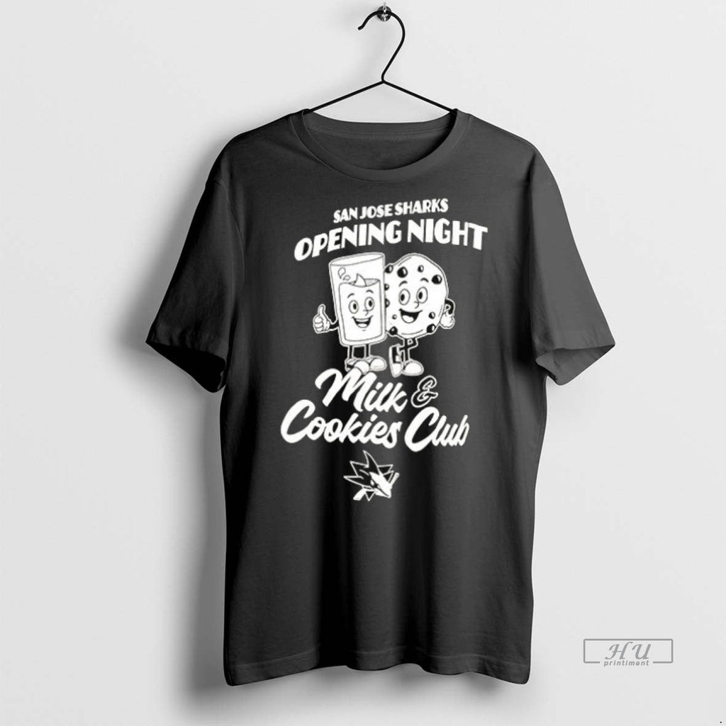 Viral San Jose Sharks Opening Night Milk And Cookies Club Ceramic Ceramic And Classic Dad