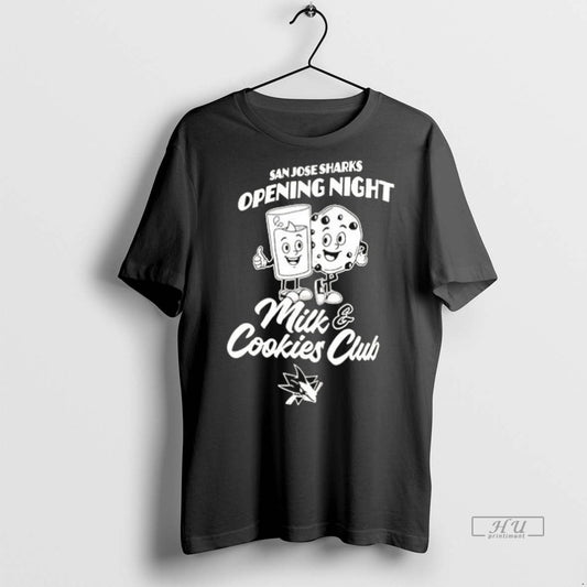 Viral San Jose Sharks Opening Night Milk And Cookies Club Ceramic Ceramic And Classic Dad