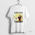 Viral Seattle Mariners Julio Rodriguez Super Saiyan Son Goku 2 Sided Tee Shirt Sweater
