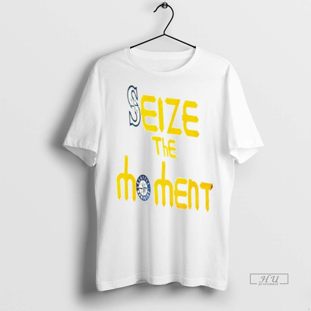 Viral Seattle Mariners Tridents Up Seize The Moment Mlb 2025 Tee Shirt Sweater