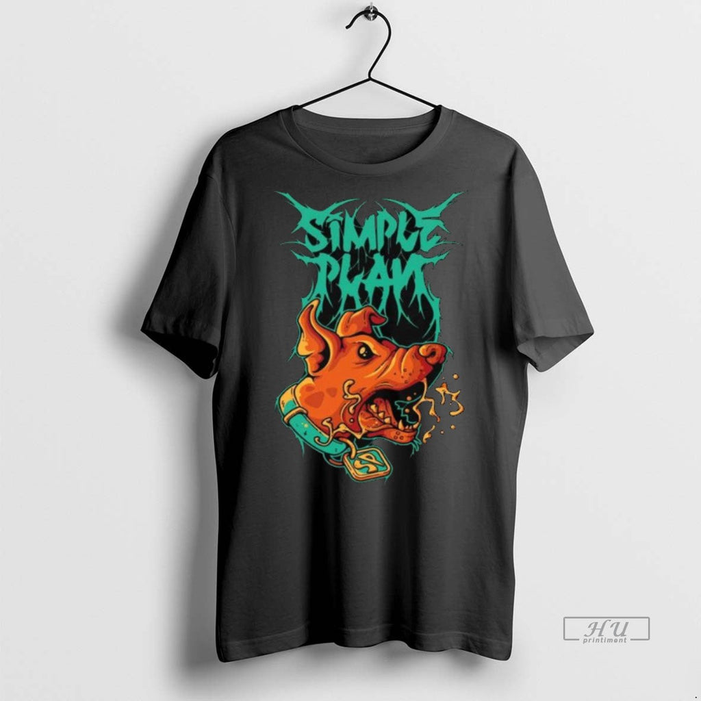 Viral Simple Plan 2025 Halloween Spooky Metal Logo Long Sleve Tee Shirt Sweater