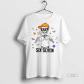 Viral Spooky Six Seven Skeleton Boy 6 7 Funny Halloween Tee Shirt Sweater
