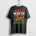 Viral The Elf Red White And Holly Jolly Christmas Tee Shirt Sweater