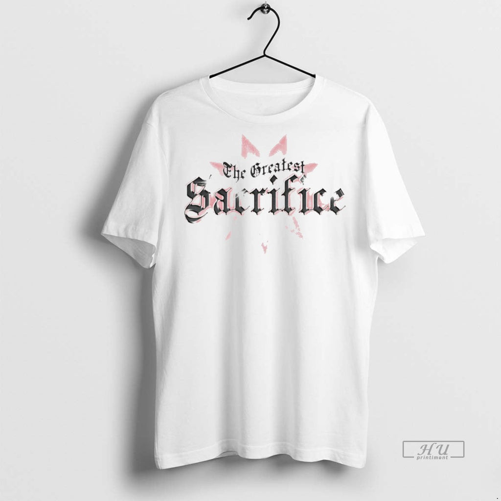 Viral The Greatest Sacrifice Jesus Christ White Tee Shirt Sweater
