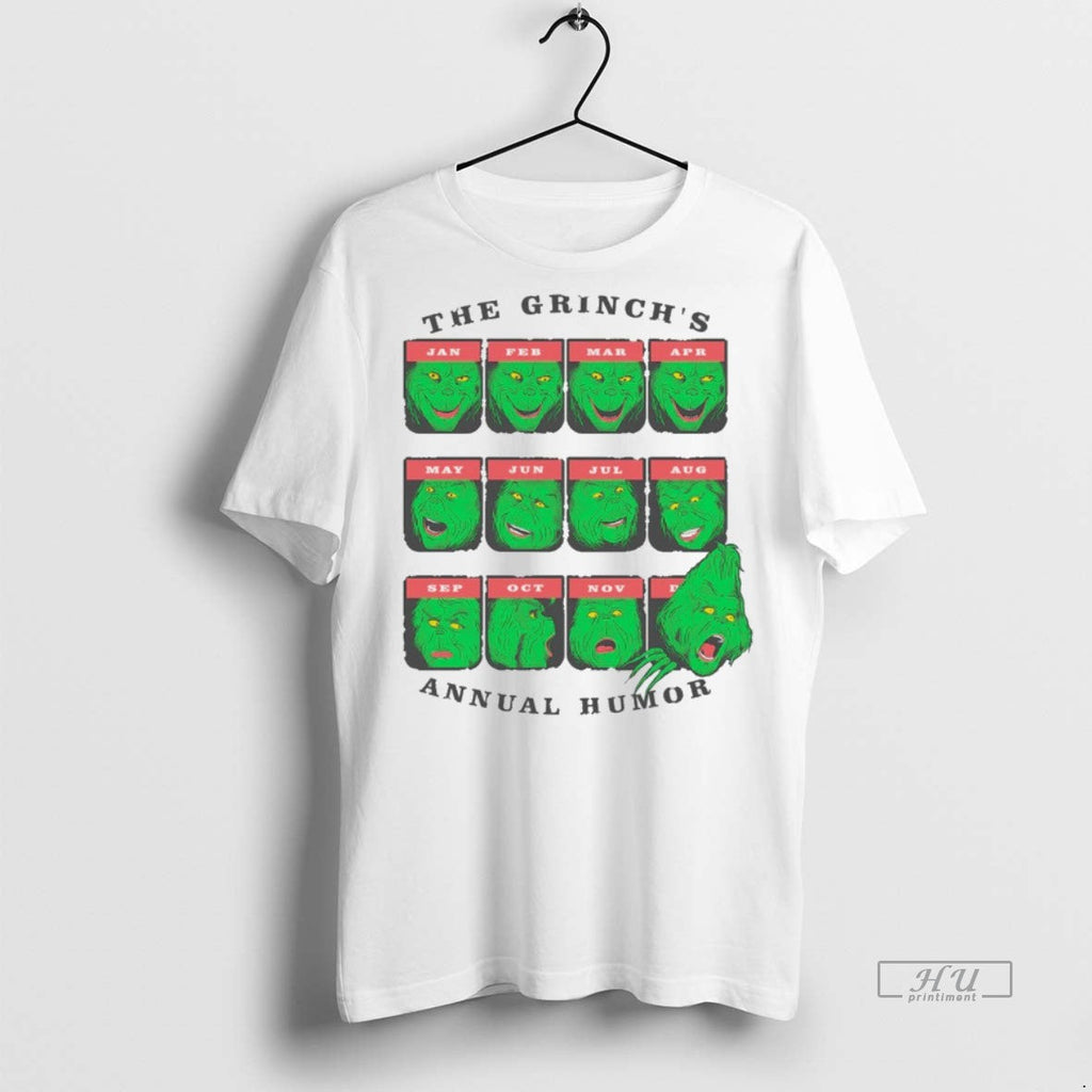 Viral The Grinchs Annual Mood White Tee Shirt Sweater