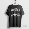 Viral The New York Walking Road Signatures Football Jaxson Dart Malik Nabers Cam Skattebo Tee