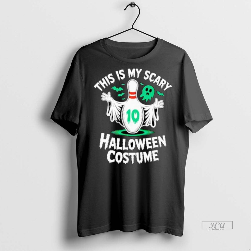 Viral This Is My Scary Halloween Costume Bowling Ornaments Tee Shirt Sweater