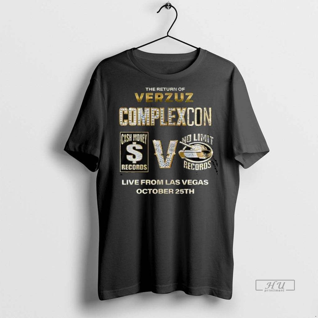 Viral Verzuz X Complexcon Cash Money Records Live From Las Vegas October 25th Logo Double