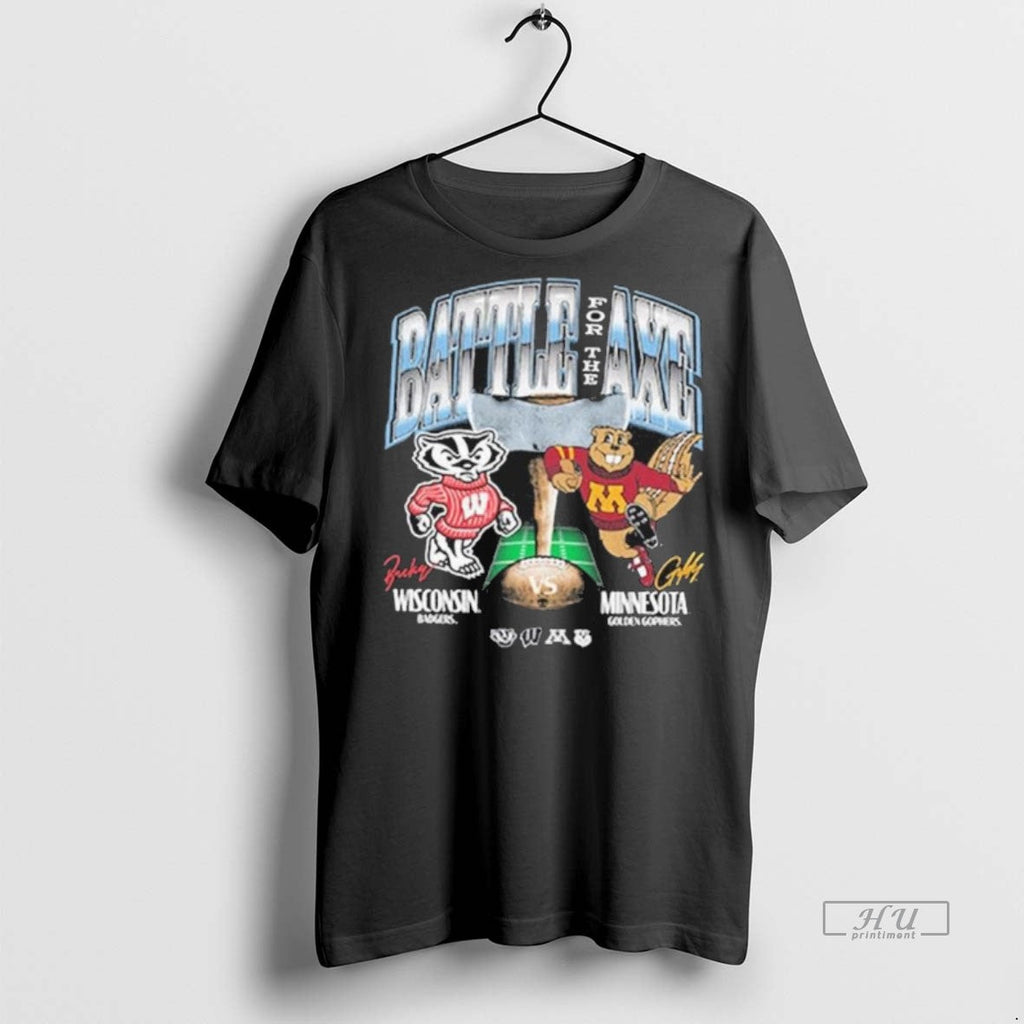 Viral Wisconsin Badgers Vs Minnesota Golden Gophers Battle For The Axe Franklin Tee Shirt Sweater