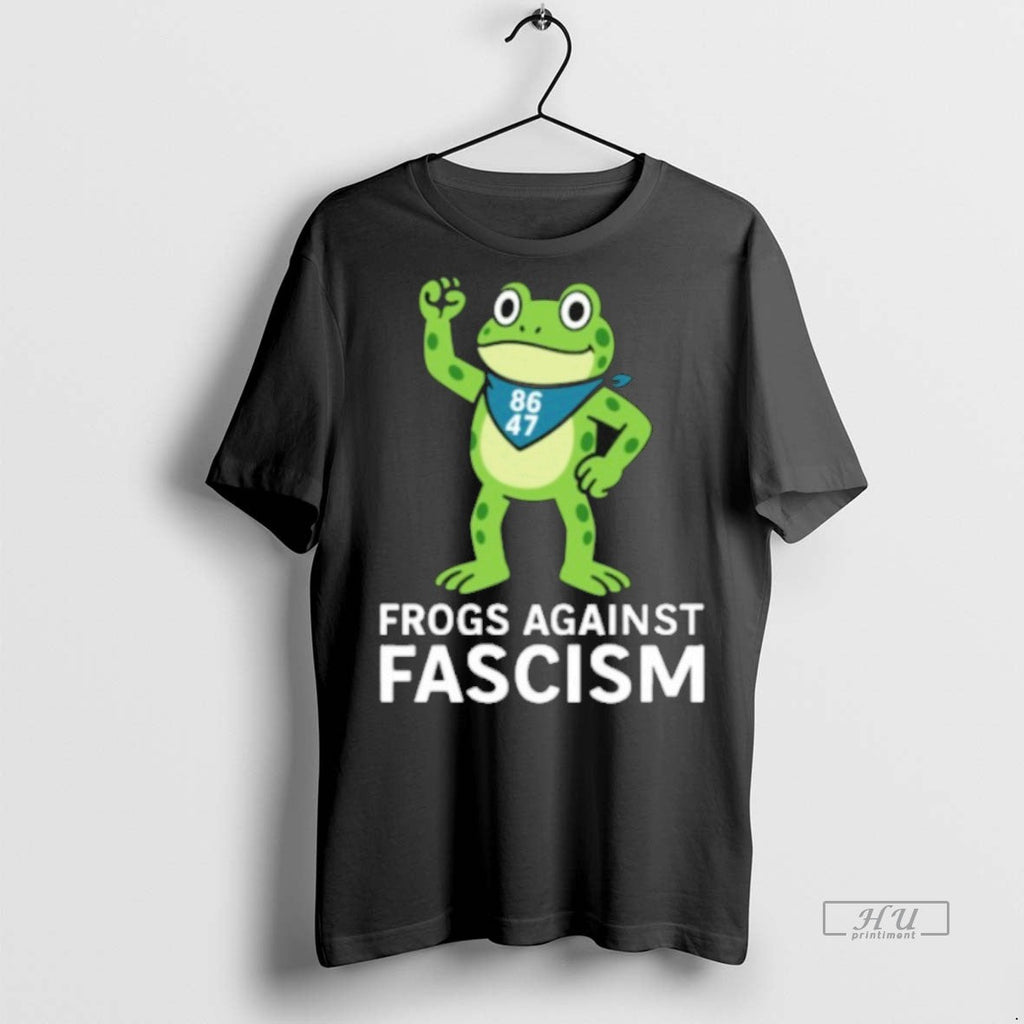 Viral Frogs Against Fascism 8687 Portland Frog Tee Shirt Sweater