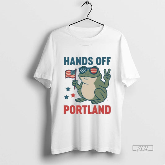 Viral Hands Off Portland Frog Protest Against Fascism Tee Shirt Sweater