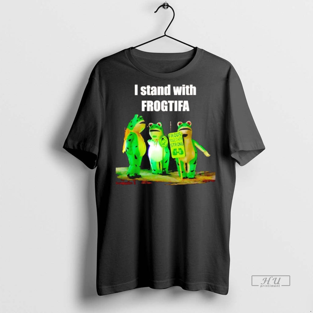 Viral I Stand With Frogtifa Portland Frog Tee Shirt Sweater