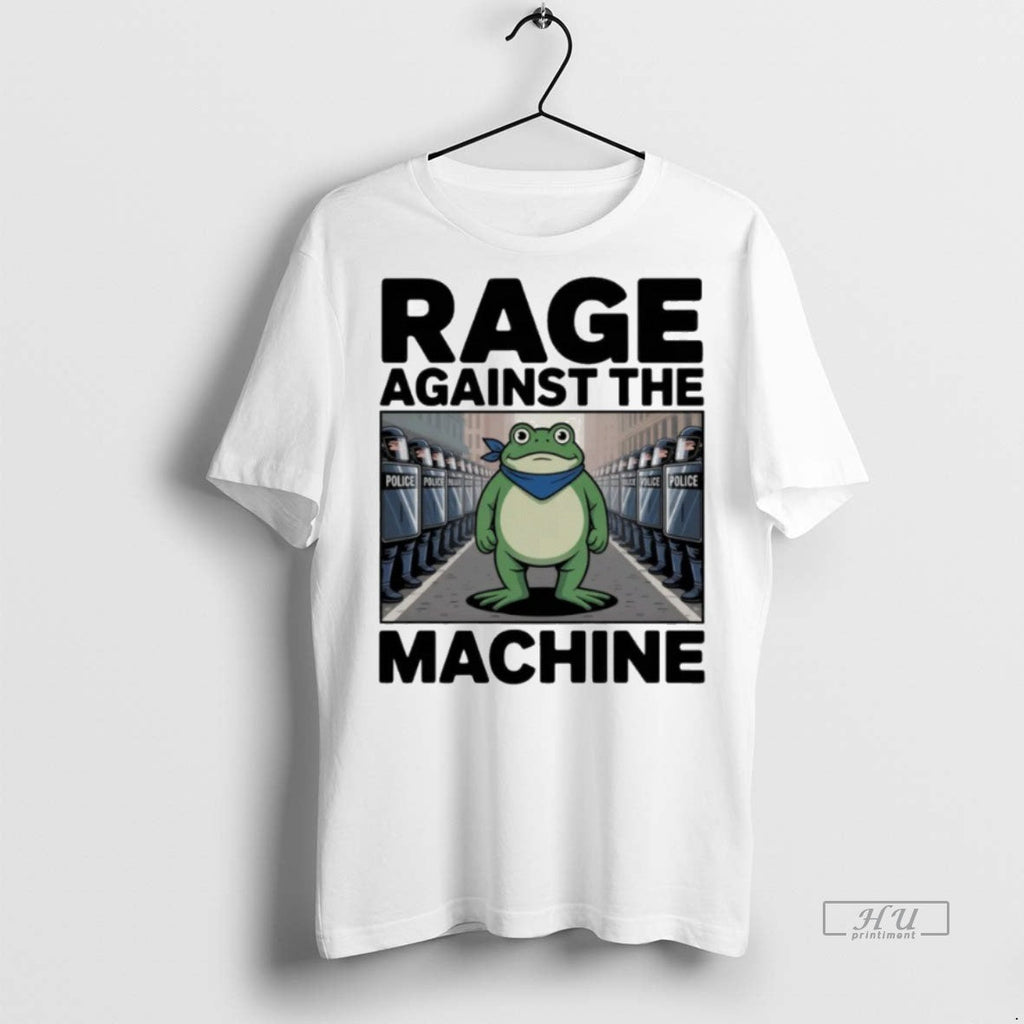 Viral Rage Against The Machine Portland Frog Anti Police Ice Tee Shirt Sweater