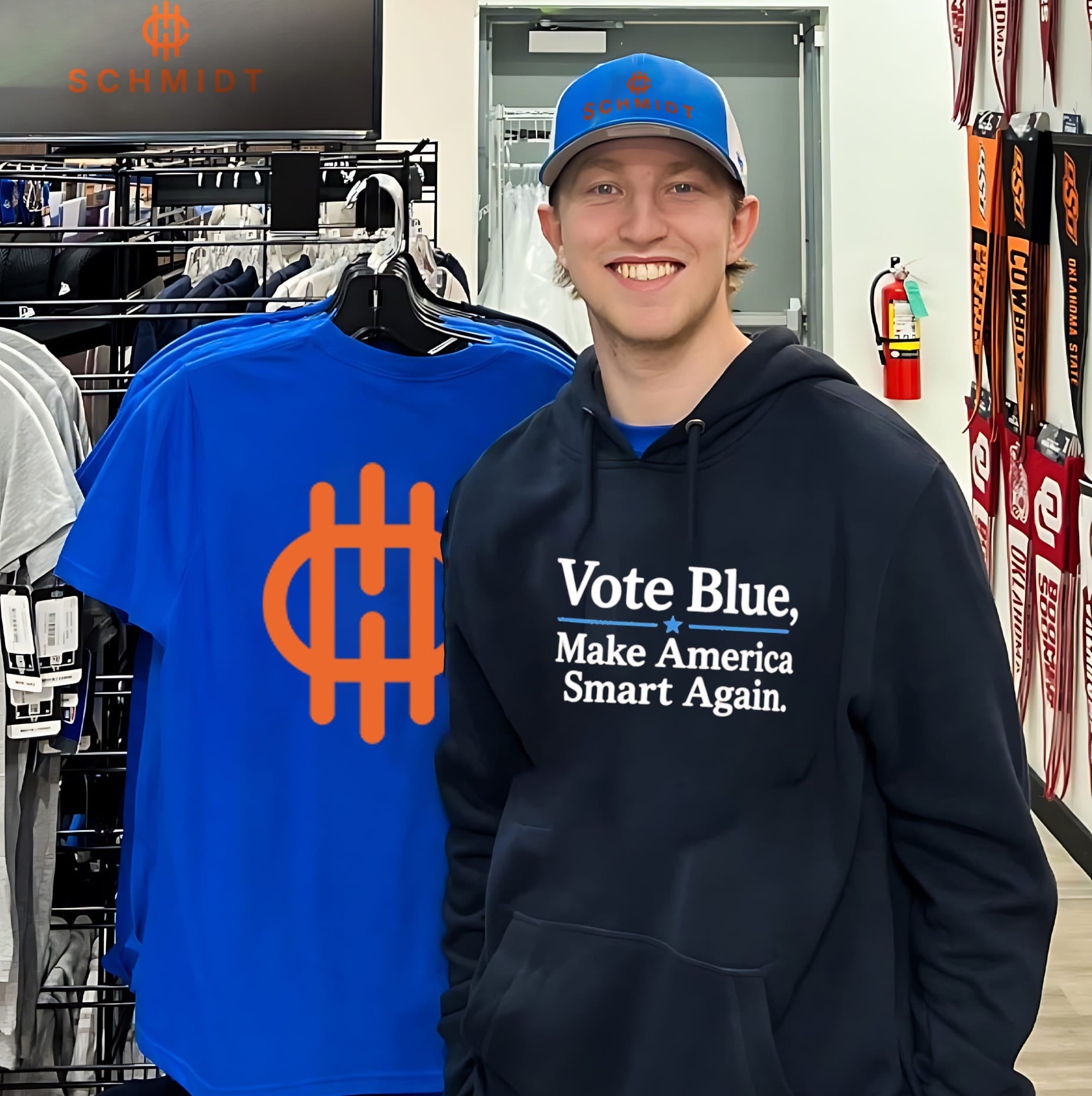 Vote Blue Make America Smart Again 2026 shirt