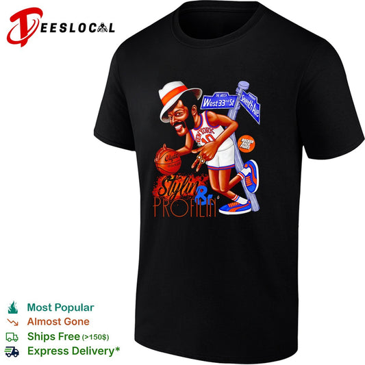 Walt Frazier New York Knicks Stylin and Profilin West shirt