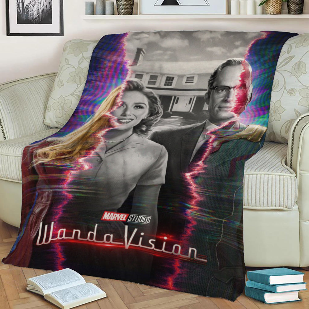Wanda Vision Poster 2 Fleece Throw Blanket