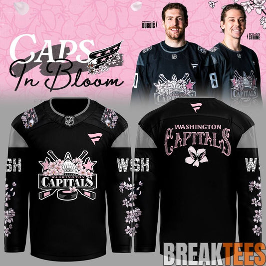 Washington Capitals Cherry Blossom Night Hockey Jersey