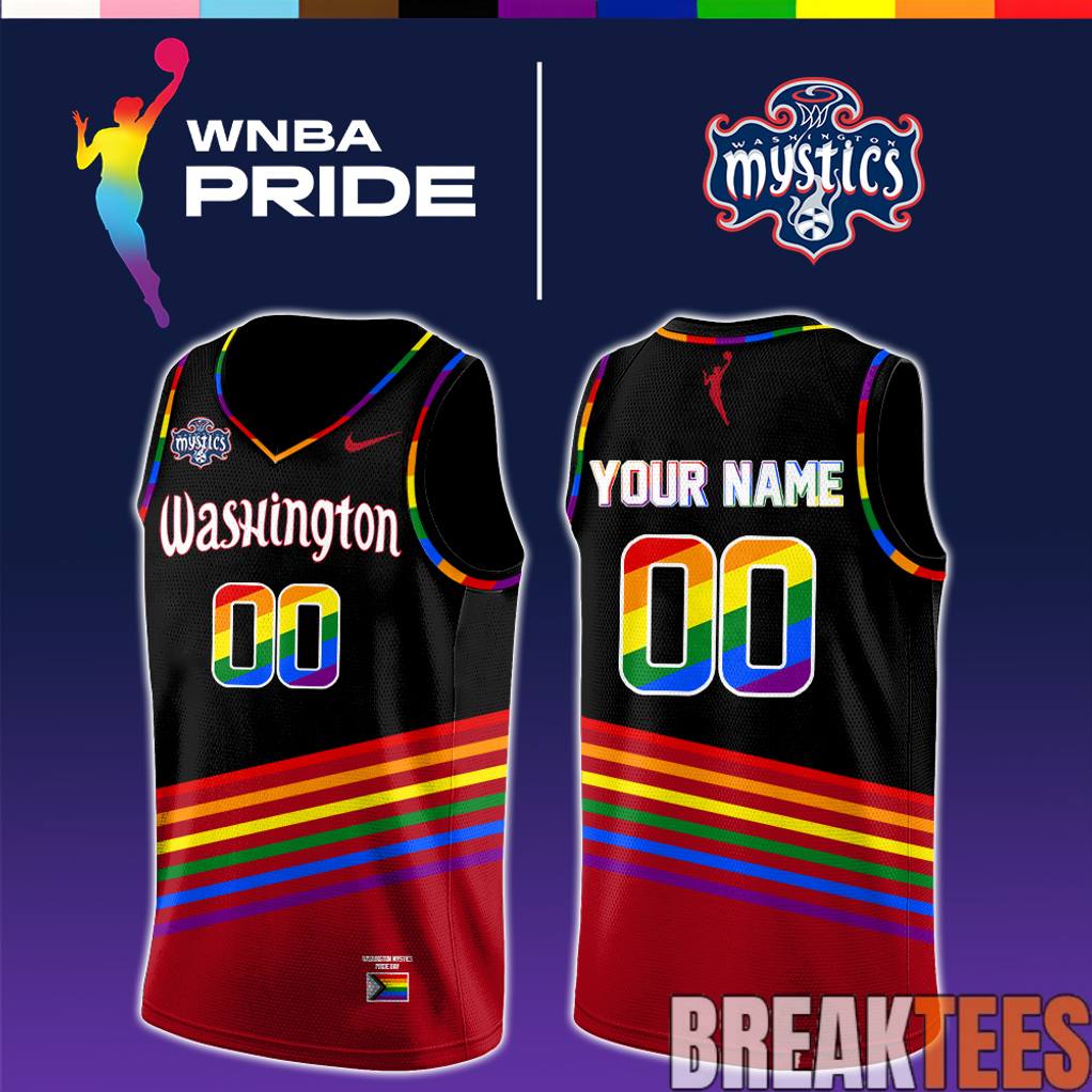 Washington Mystics 2026 WNBA x Pride Day Limited Edition Jersey