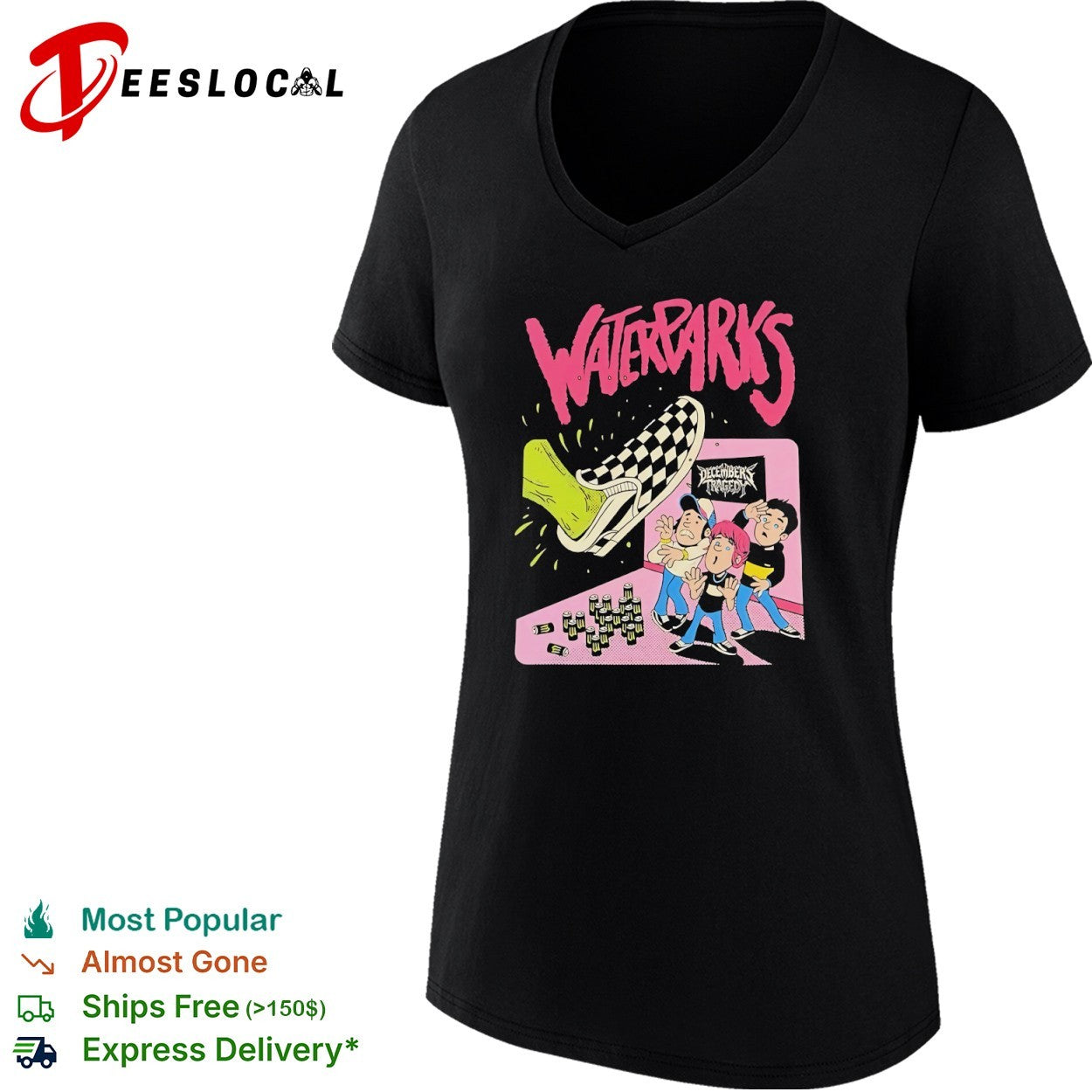 Waterparks December_s Tragedy Monster Energy Checkerboard shirt