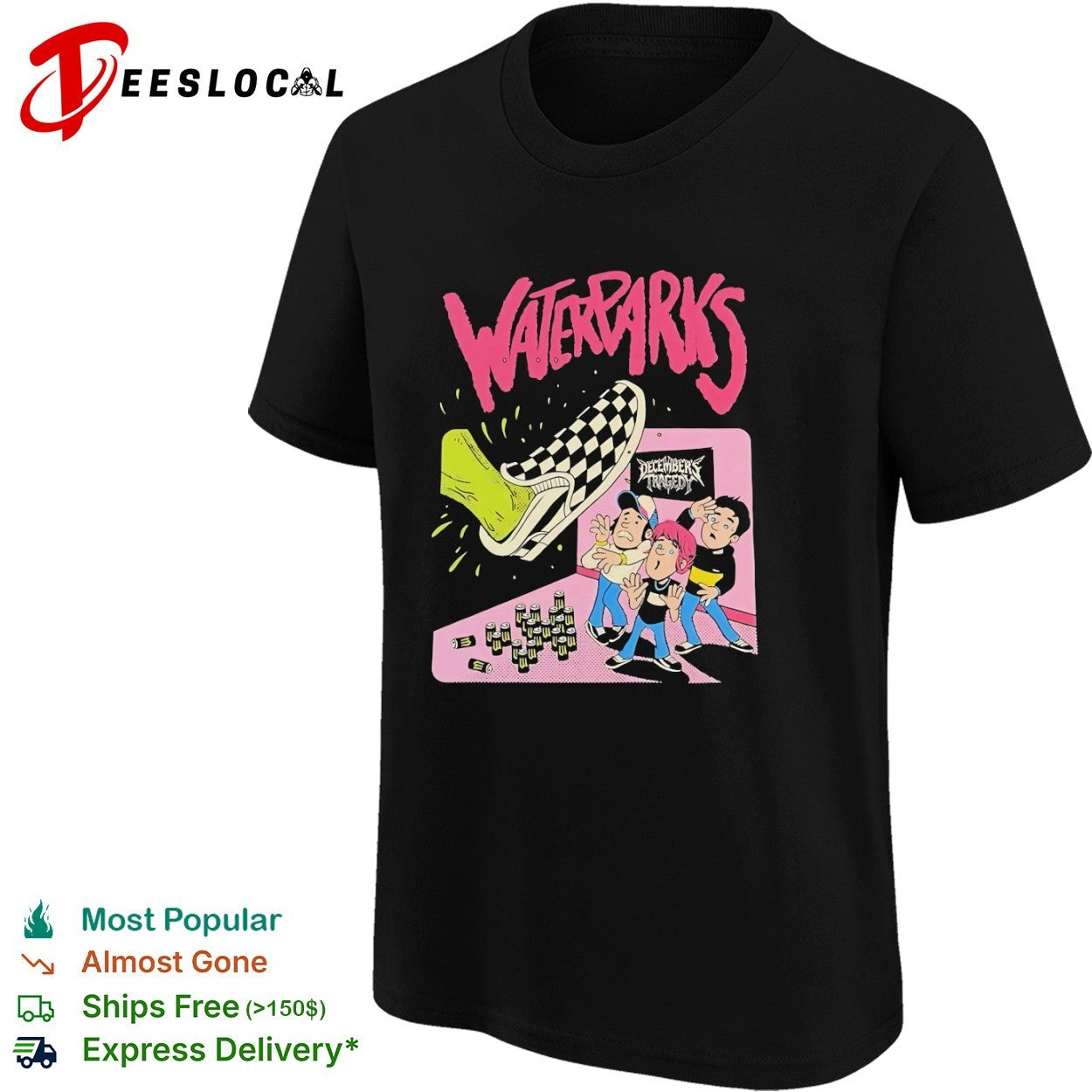 Waterparks December_s Tragedy Monster Energy Checkerboard shirt