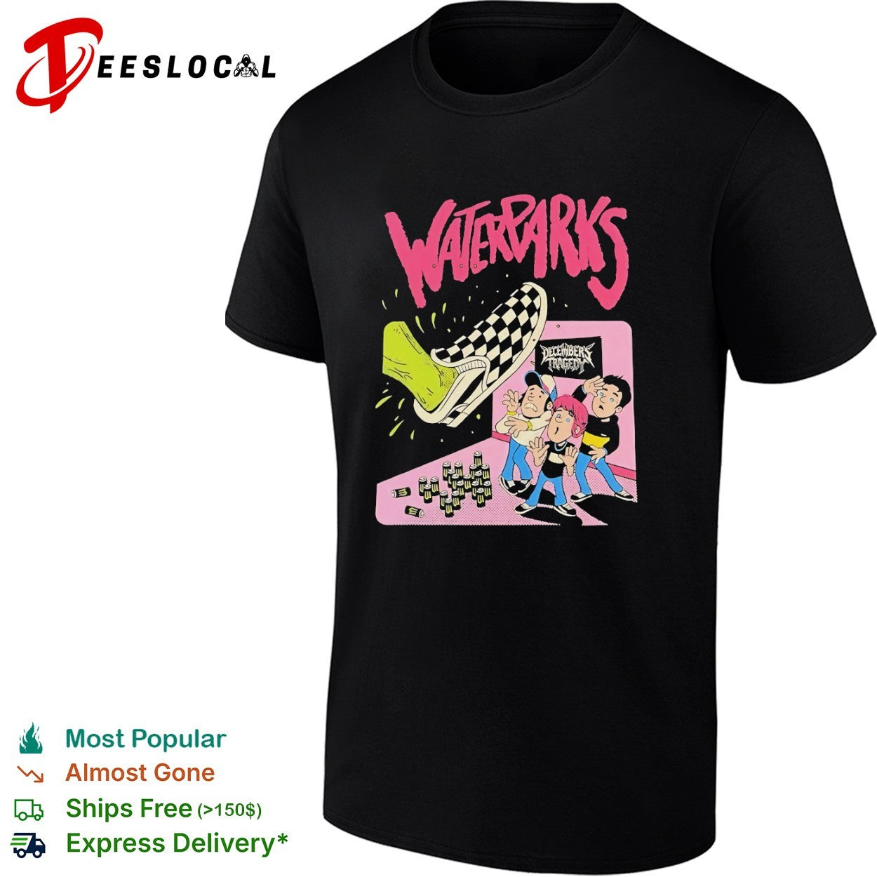 Waterparks December_s Tragedy Monster Energy Checkerboard shirt