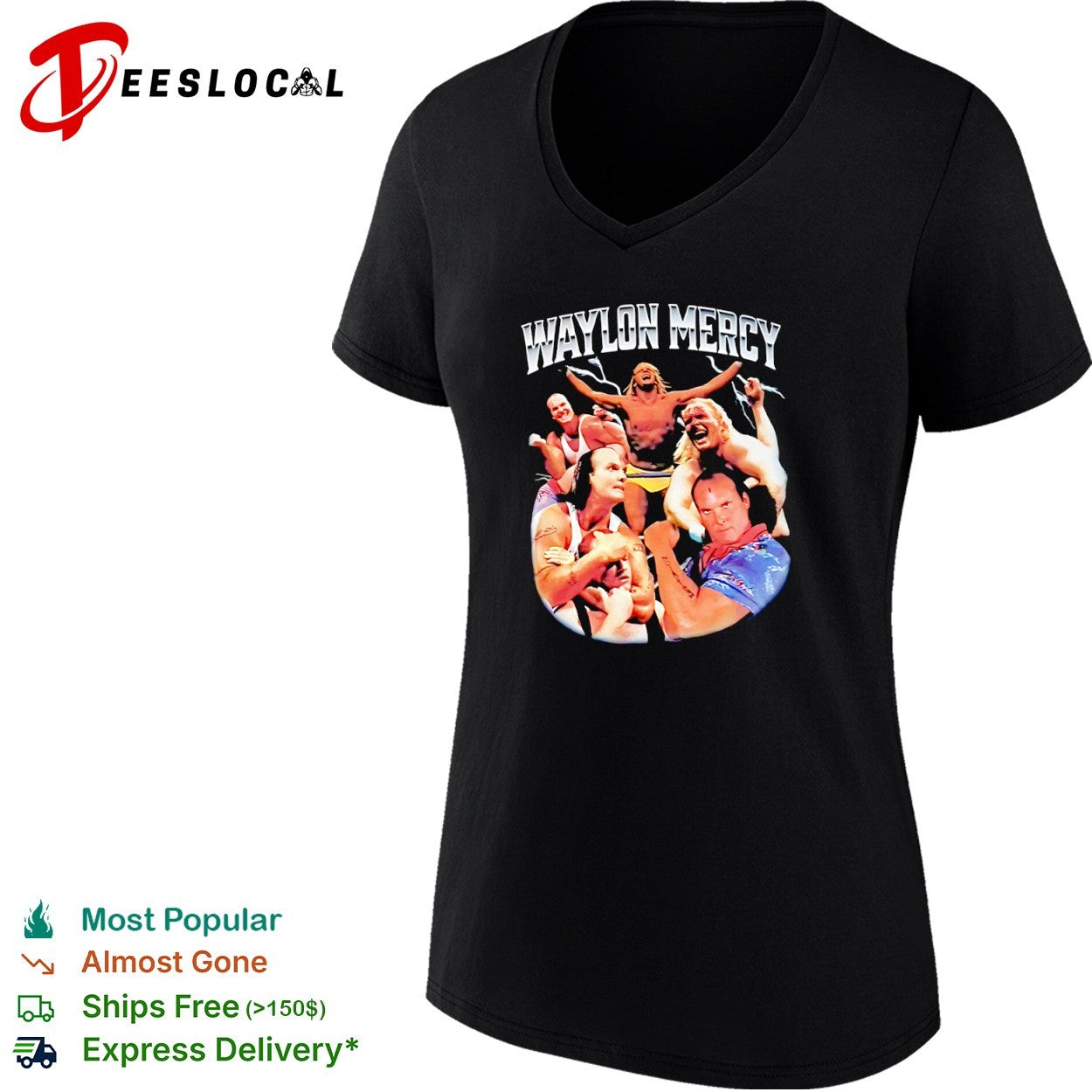 Waylon Mercy Dan Spivey WWE Wrestling shirt