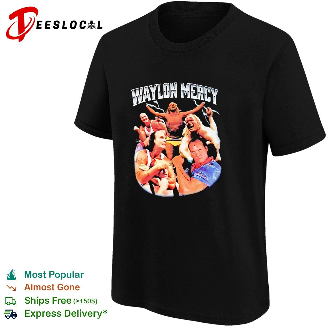 Waylon Mercy Dan Spivey WWE Wrestling shirt