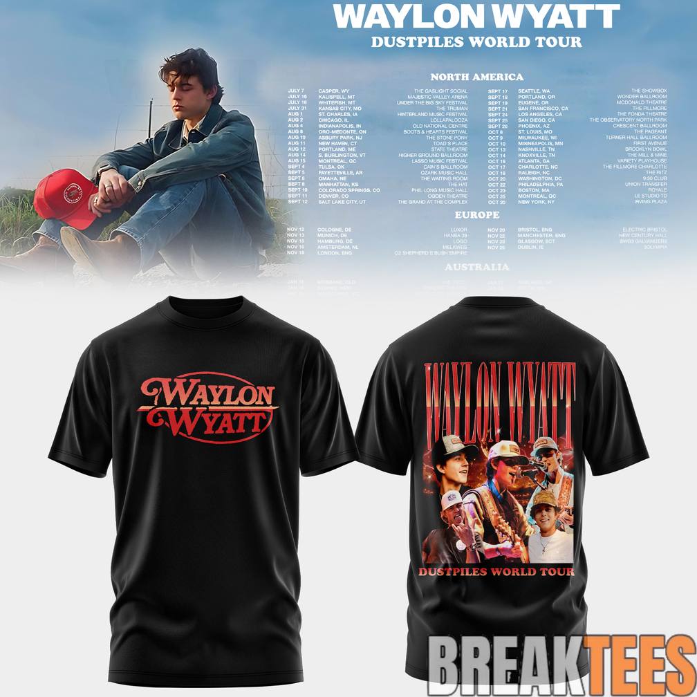 Waylon Wyatt Dustpiles World Tour 2026 Shirt