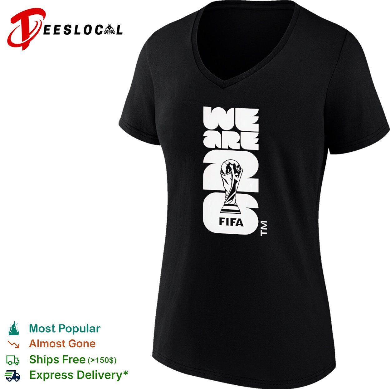 We Are 2026 FIFA World Cup Trophy Logo Official Soccer Tournament shirt