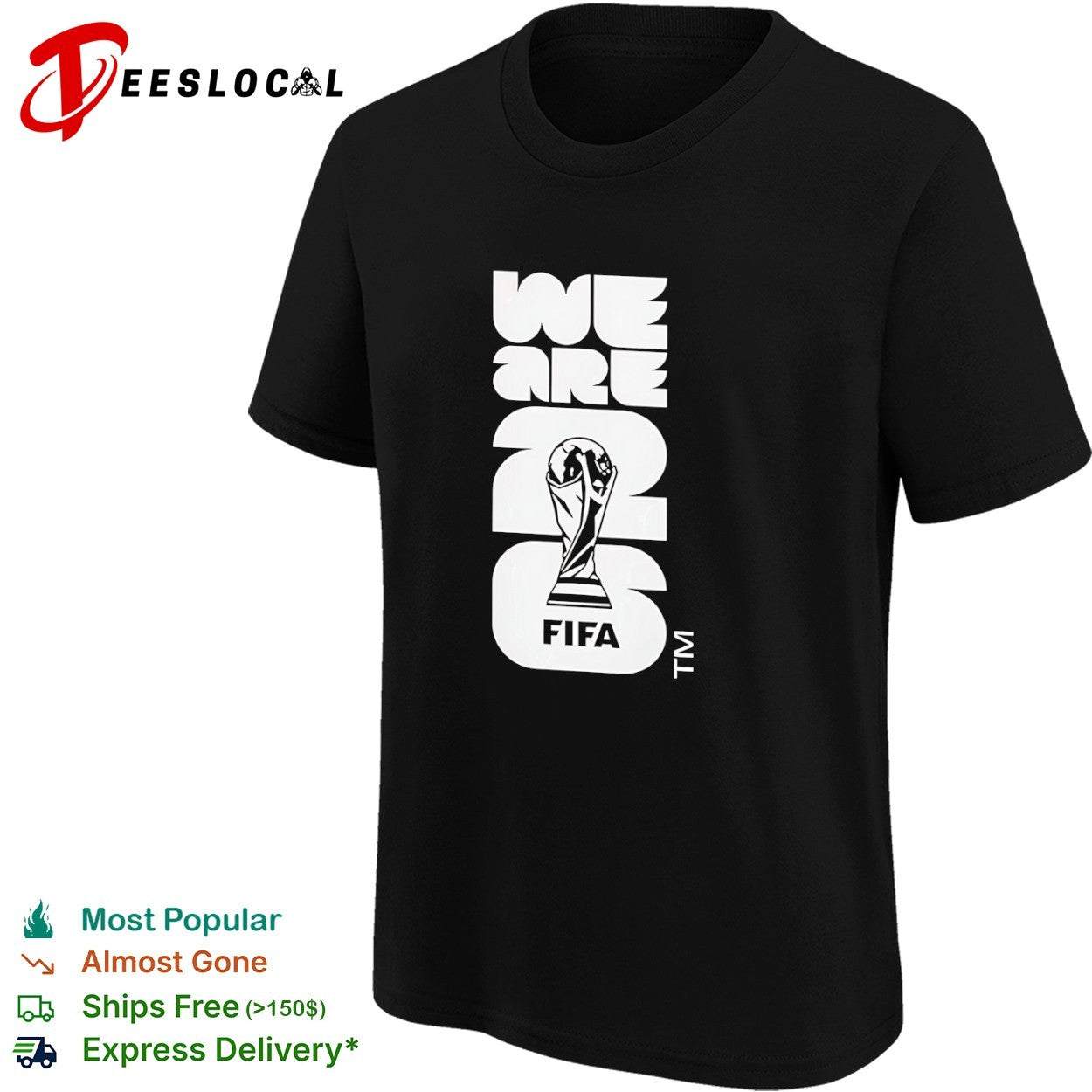 We Are 2026 FIFA World Cup Trophy Logo Official Soccer Tournament shirt